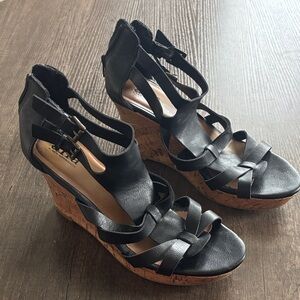 A.N.A A New Approach Women’s Black Wedges Size 10M
